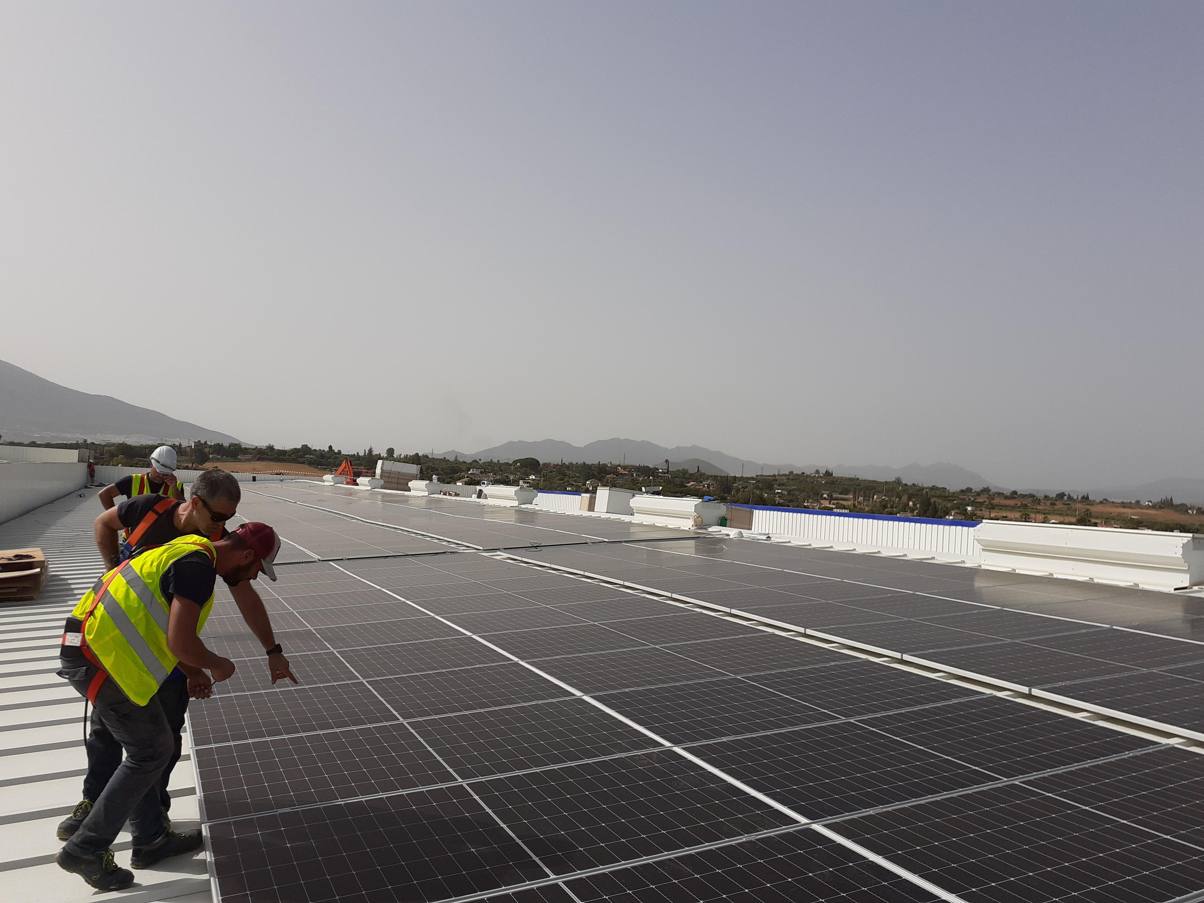 Próxima planta fotovoltaica en STEF Malaga